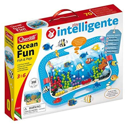 Quercetti - Ocean Fun - Fish & Pegs (Mult) - Limolin 