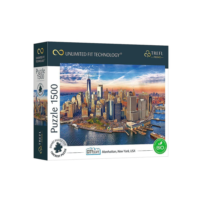 Trefl - Manhattan New York Usa (1500-Piece Puzzle) - Limolin 