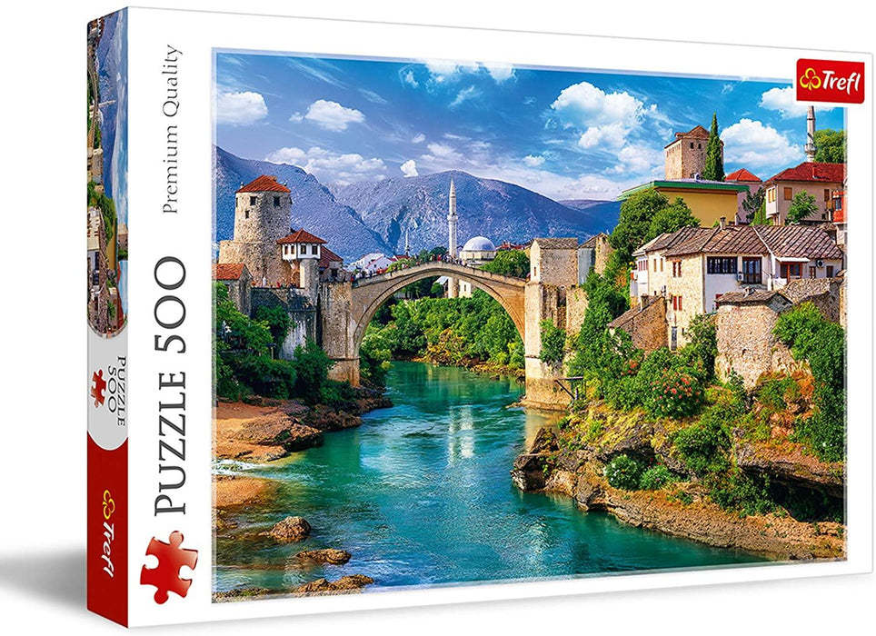 Trefl - Old Bridgein Mostar (500-Piece Puzzle) - Limolin 