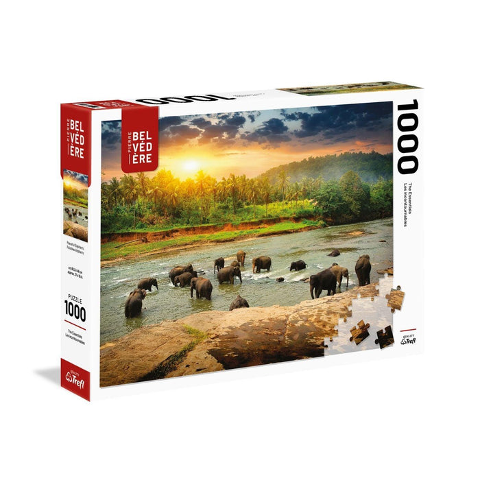 Trefl - The Elephants (1000-Piece Puzzle) - Limolin 